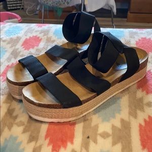 Madden Girl platform sandals